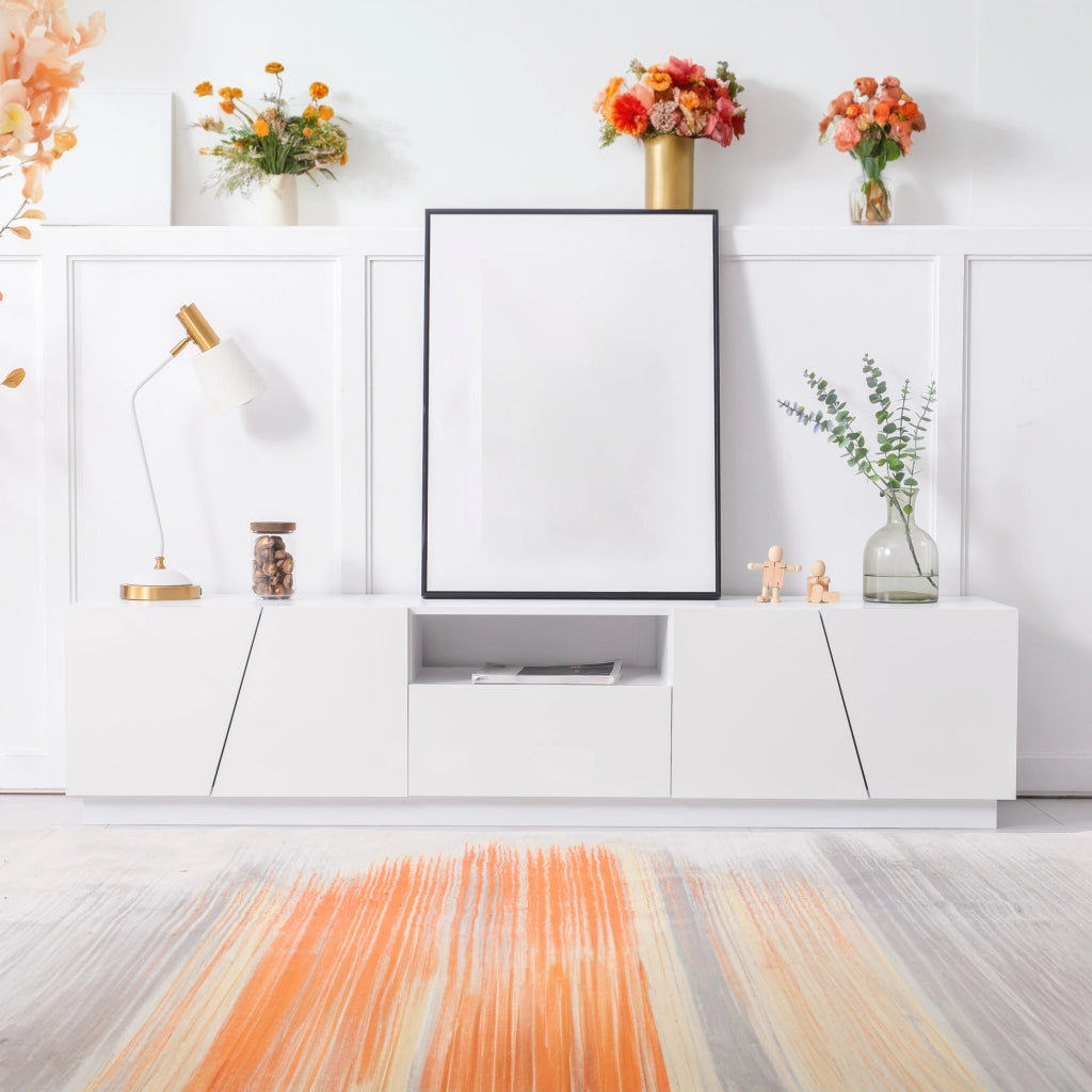Mobile TV Moderno 170 cm, Stile Patchwork Diagonale
