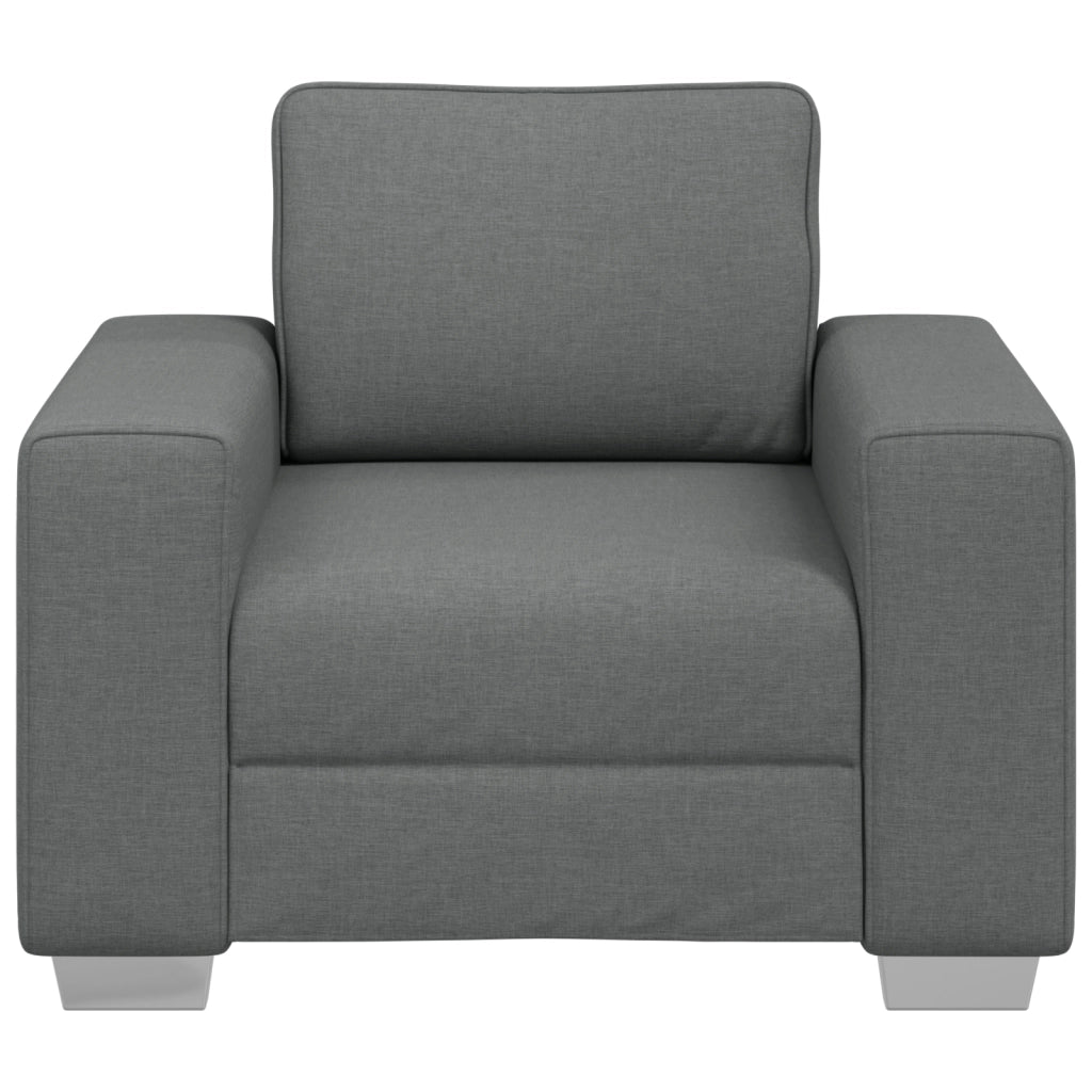 Poltrona  Grigio Scuro 59 cm in Tessuto