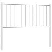 Testiera | Testata di Ricambio in Metallo Bianco 100 cm