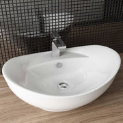 Wastafello in ceramica 59 x 39 x 21 cm - Design - Bagno - WC per ospiti - Wastafello da appendere - Materiale di alta qualità - Lavandino