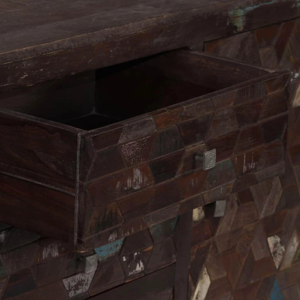 Credenza buffet consolle mobile contenitore in legno massello di recupero 160 cm 4402097