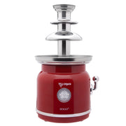 Fontana di cioccolato elettrica 90W con funzione riscaldamento e cascata continua, torre in acciaio inox - Sogo