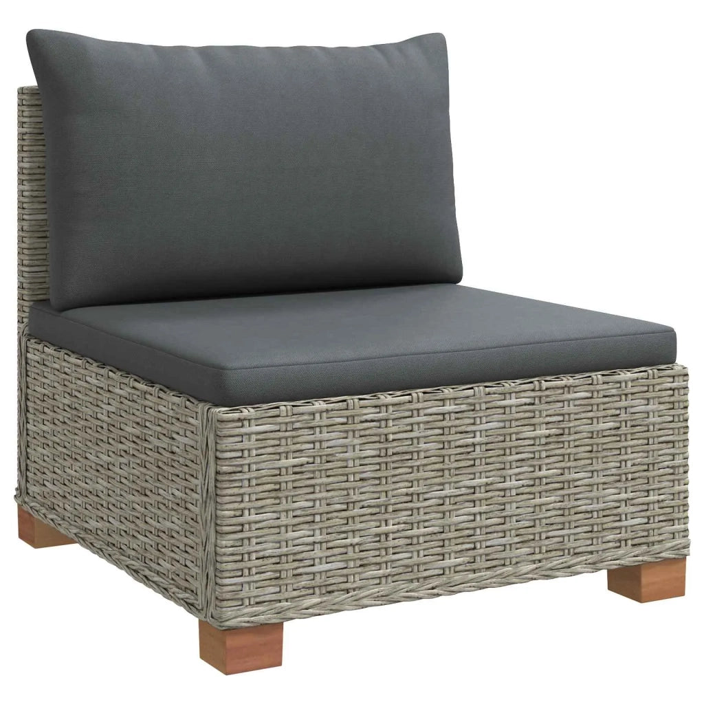 4 pz Set Lounge in Rattan con Cuscini GENDT Rattan naturale 3429845