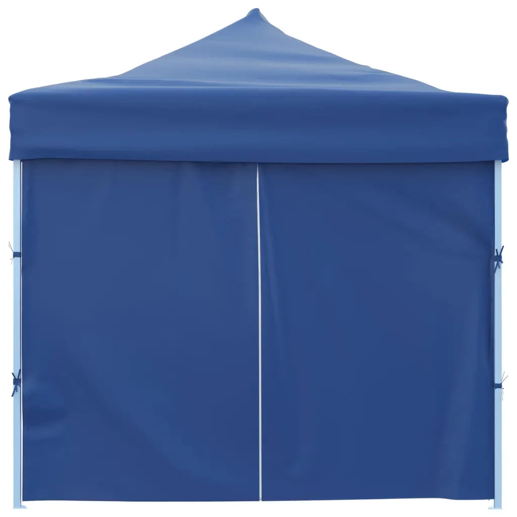 Tenda Pieghevole Pop-Up con 8 Pareti Laterali 3x9 m Blu