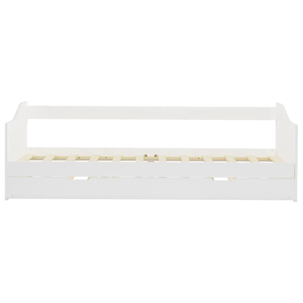 Divano Letto a Scomparsa senza Materasso Legno Pino 90x200 cm 283149