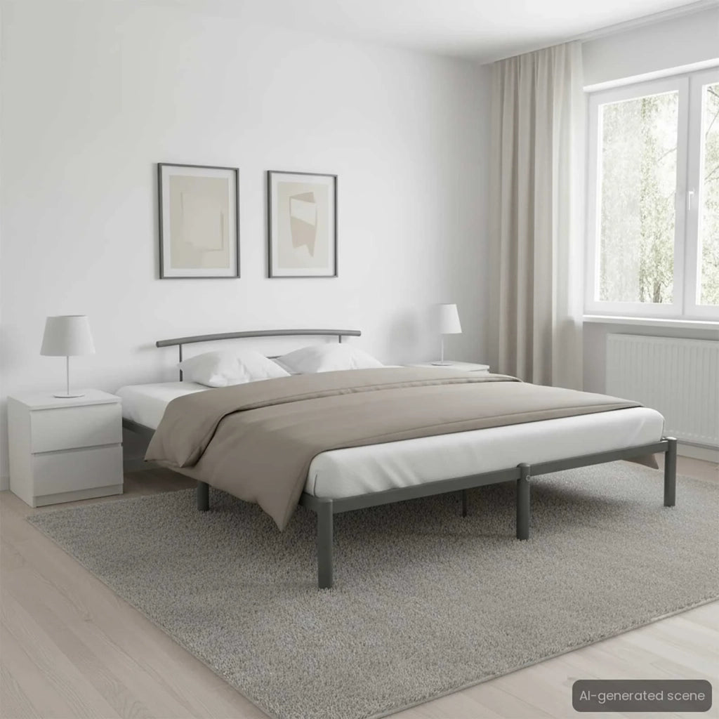 Giroletto Grigio in Metallo 200x200 cm 284706