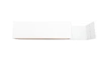Mobile TV bianco lucido con pavimenti in vetro e illuminazione a L, Bianco