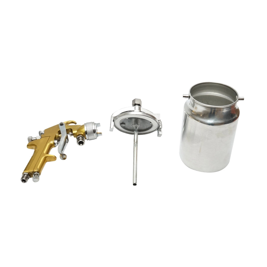 Pistola per verniciatura ad aria compressa da 1000 ml, portata 160-240 ml/min, ugello 1,8 mm, pressione max 3,5 bar Crownman
