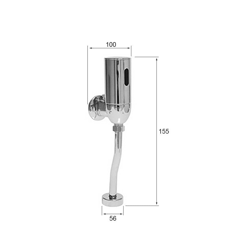 Rubinetto Esterno Per Orinatoio A Fotocellula Cromato
