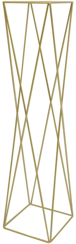 Stand per fiori - Decorazione di matrimonio - Accessori decorativi - Supporto per piante - Interno - 65CM - Oro