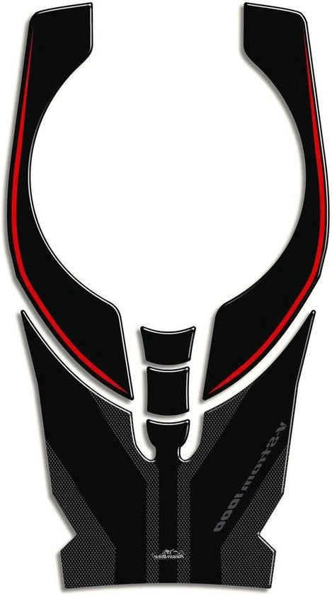 Protezioni per Capo Serbatoio e Capo Carburante per Suzuki V-Strom 1000 2014-2018 - Protezione Impatto e Marcature