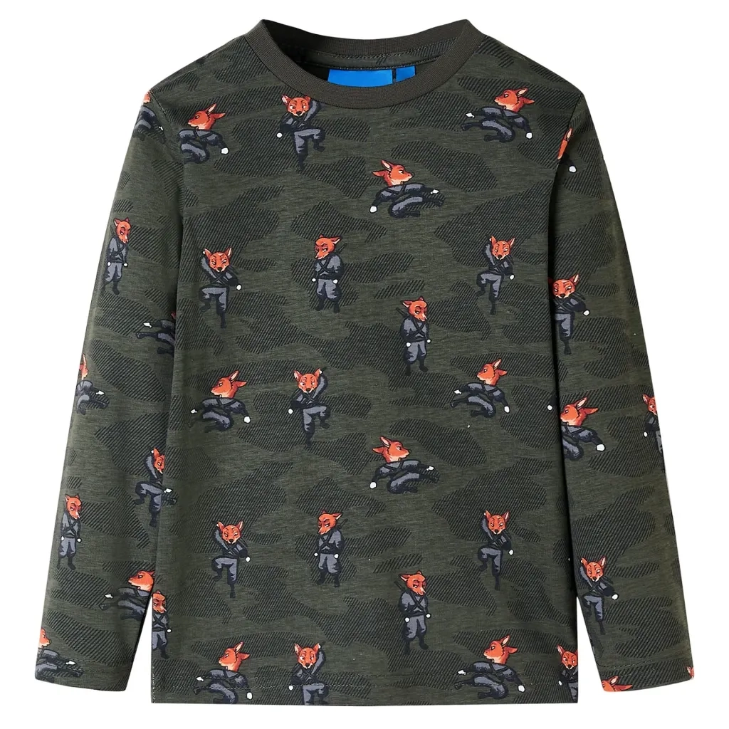 Pigiama per Bambini a Maniche Lunghe Cachi 128 CFW2576566