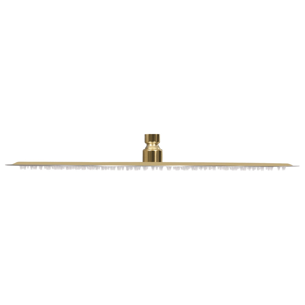 Testa Doccia a Pioggia in Acciaio Inox 40 cm Rotonda Oro 147706
