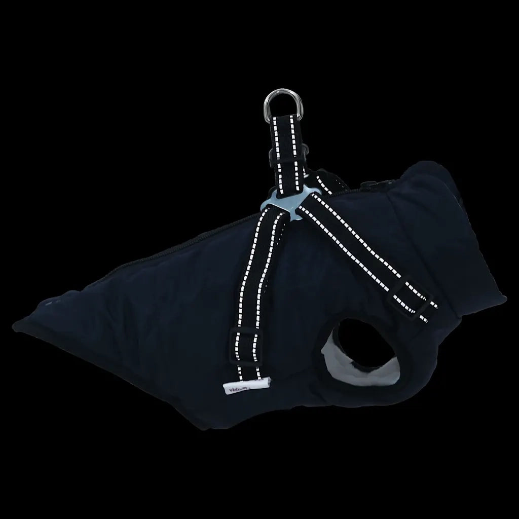Cappotto Cani Imbracatura Impermeabile Riflettente Blu Navy L36 CFW7840840
