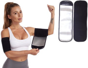 Abbigliamento per sauna 2 pezzi - Cintura per braccio regolabile - Asciugamano per sudore - Cintura compressa elastica - Aiuto per dimagrire - Per donne/uomini - Cinture per sudore