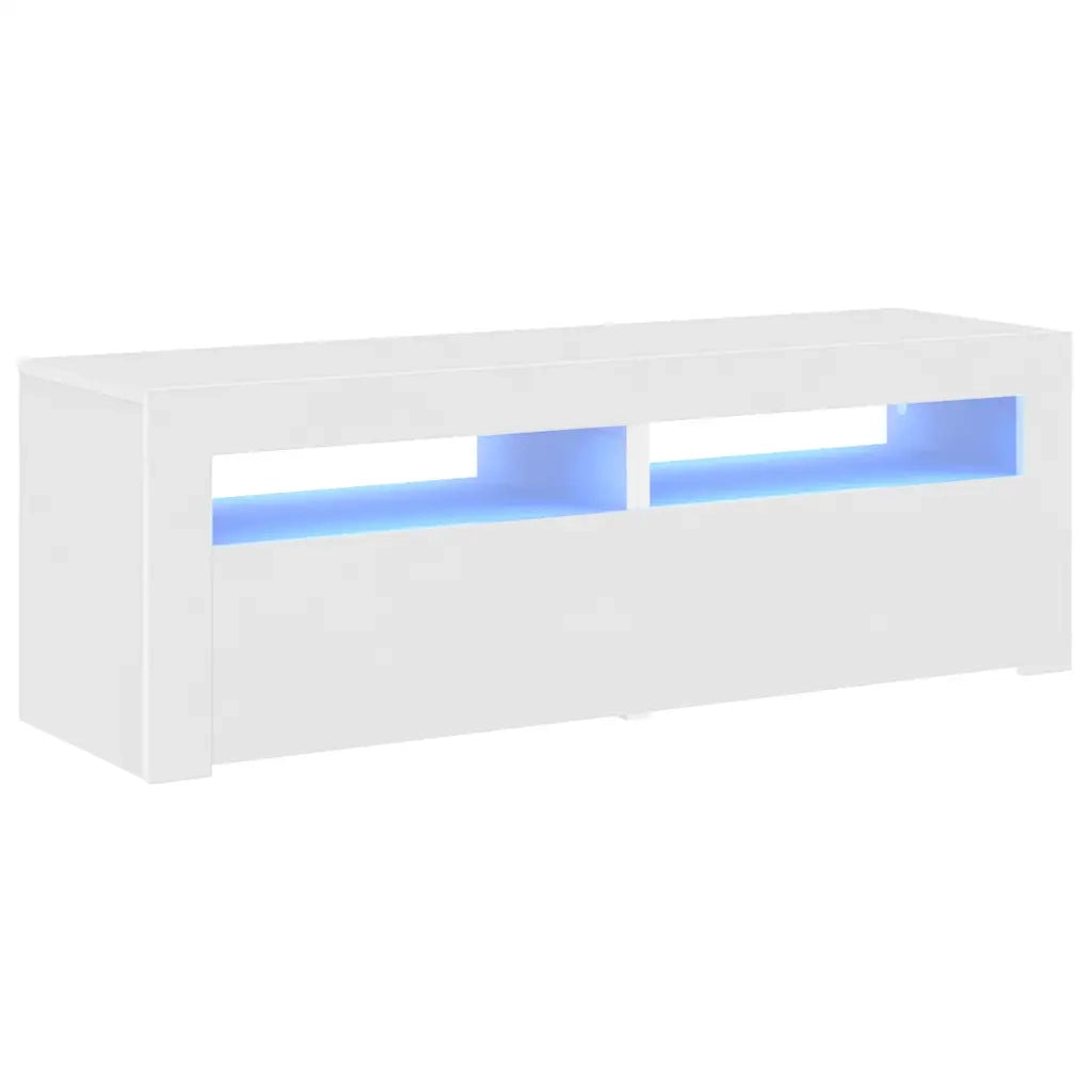 Mobile Porta TV con Luci LED Bianco 120x35x40 cm cod mxl 14162