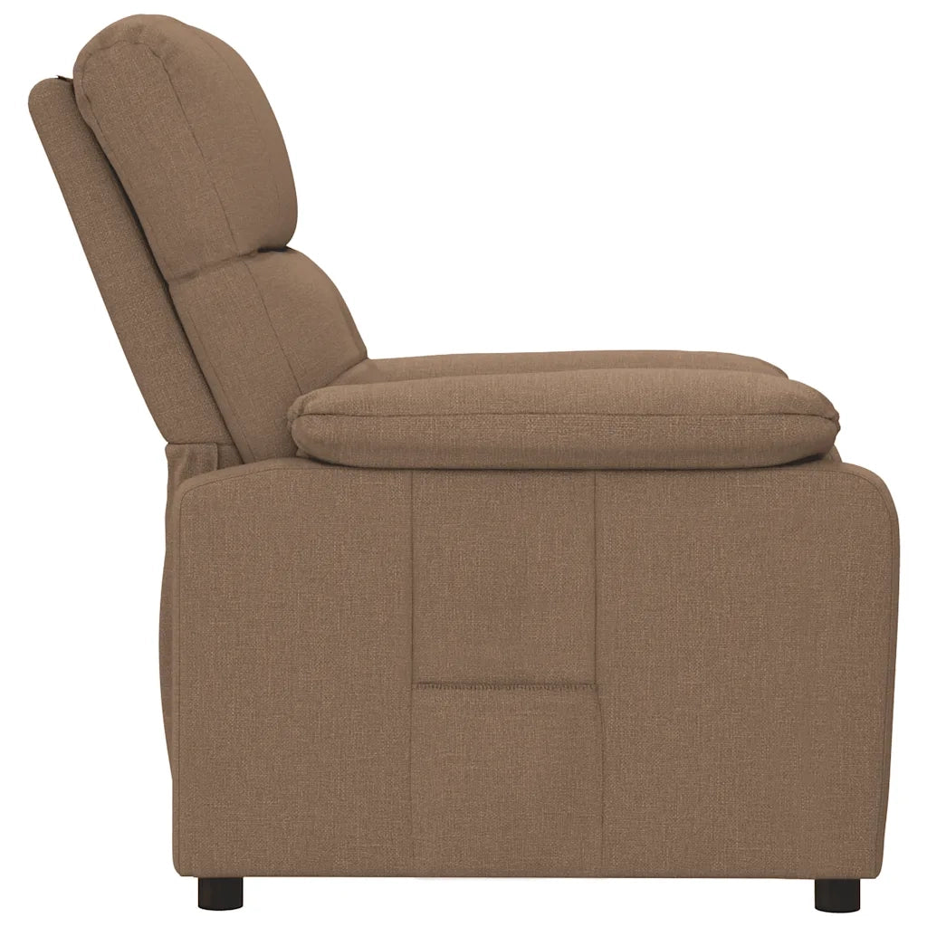 Poltrona Reclinabile Marrone in Tessuto cod mxl 26519