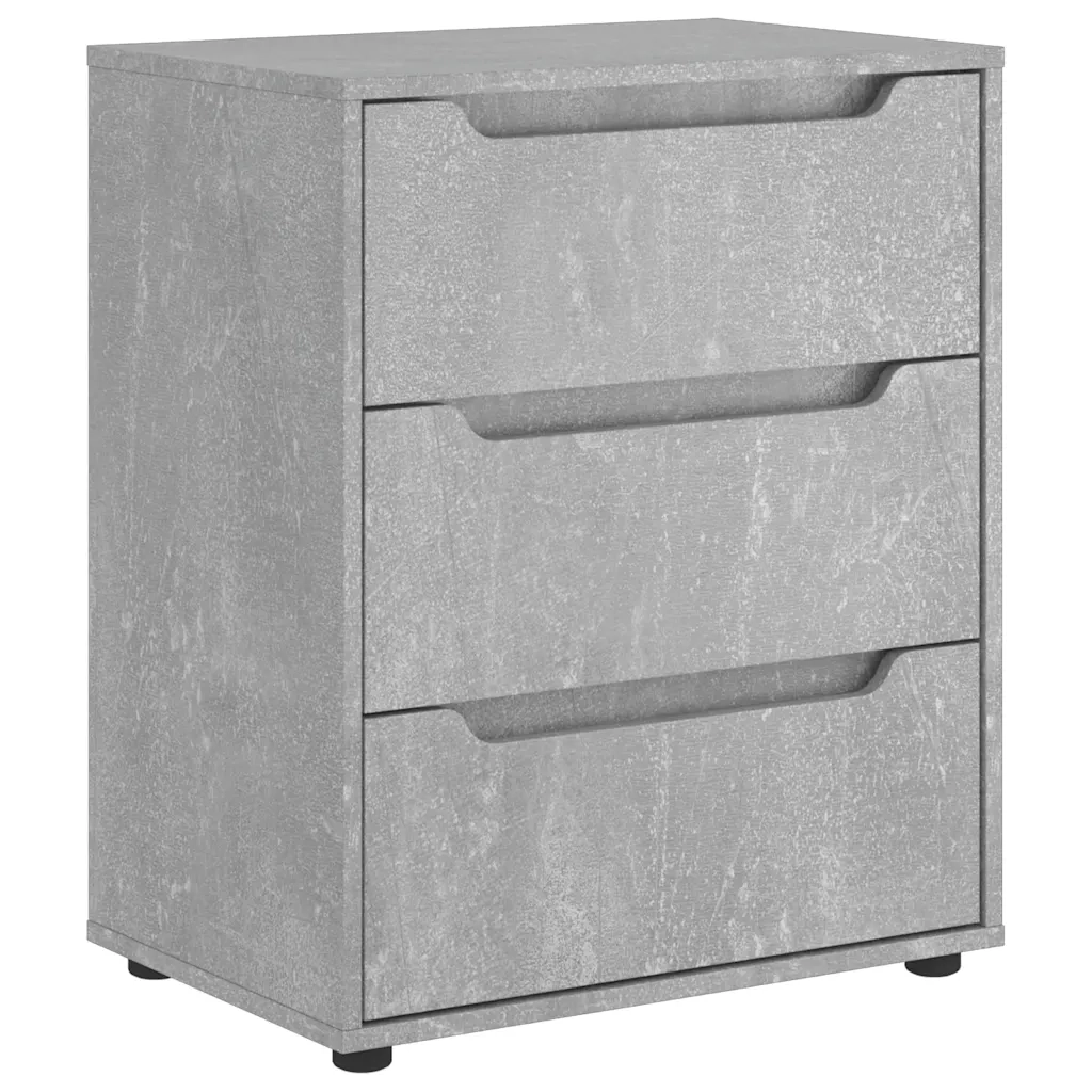 Credenza VISNES Grigio Cemento 60x40x73 cm in Legno Multistrato 4108286