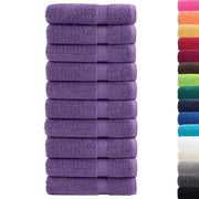 Asciugamani da bagno Premium SOLUND 10 pz Viola 100x150 cm 600 g/m² 137361