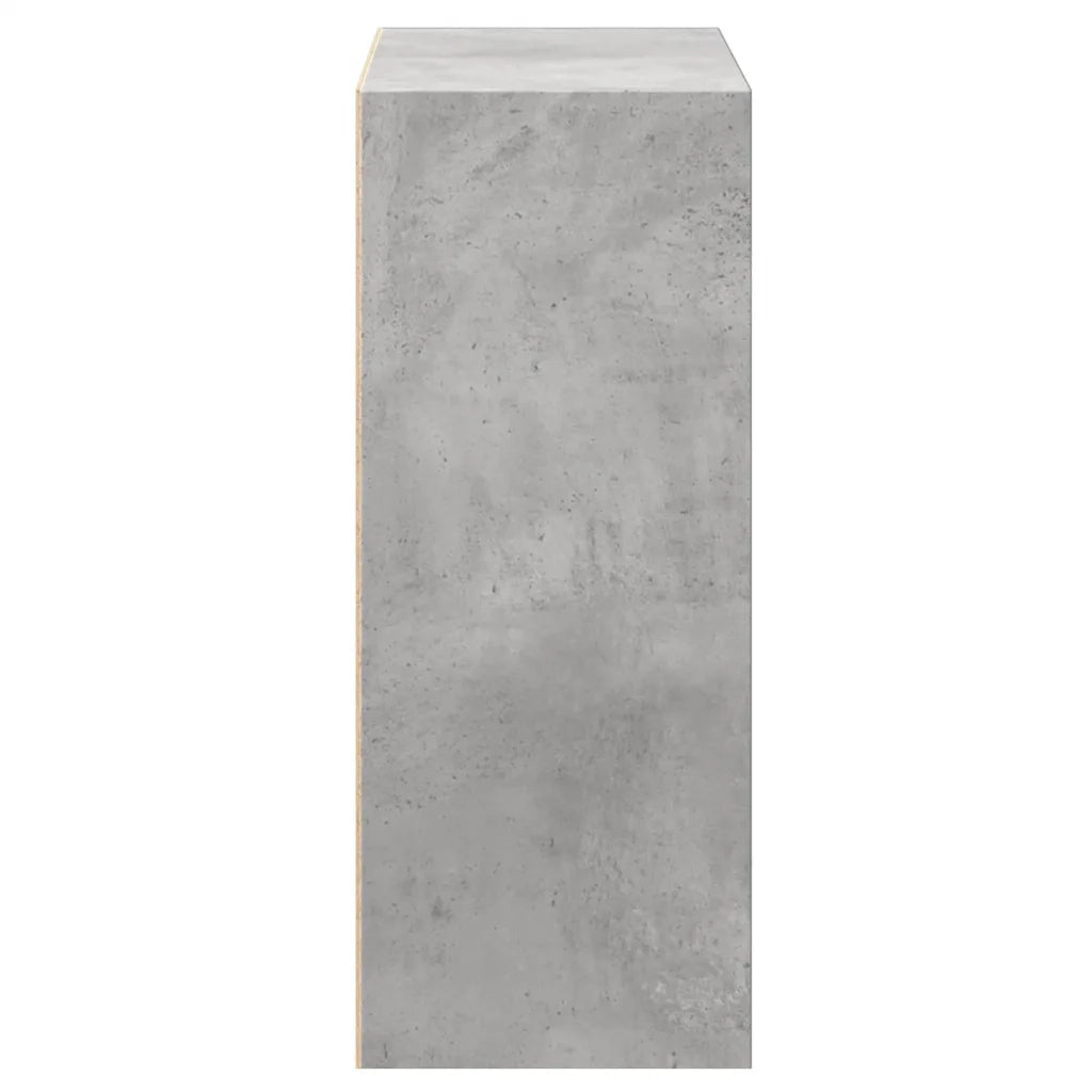 Libreria a 2 Ripiani Grigio Cemento 60x30x76,5 cm in Truciolato cod mxl 55464