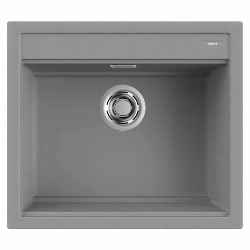 Lavello Elleci Incasso 1 vasca 57x51 Best 105 Granitek Grigio Cemento LGB10548