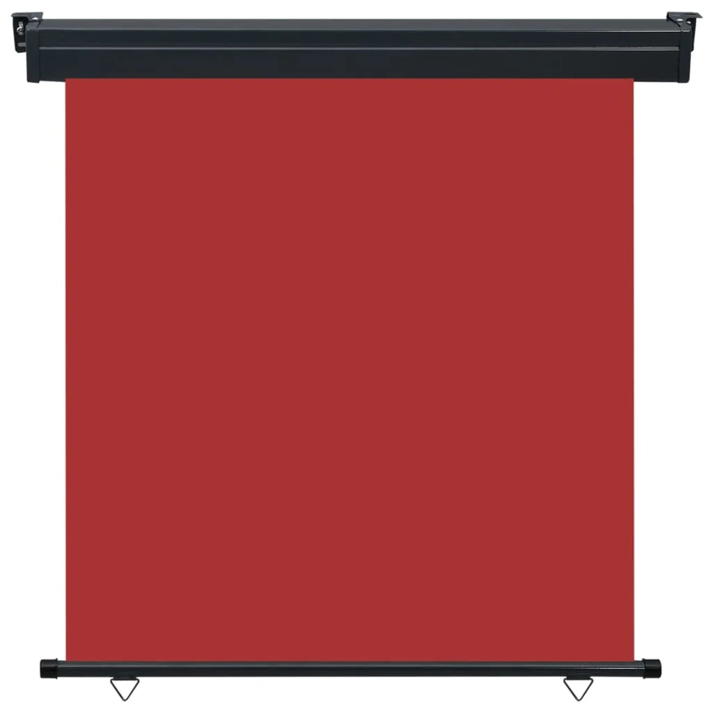 Tenda da sole laterale retrattile/schermo privacy per patio giardino terrazza balcone 170 x 250 cm rosso 02_0007031