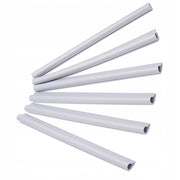 Clip KADAX da 19 cm per nastro per recinzioni, ganci per nastro per recinzioni, colore grigio, 6 pezzi