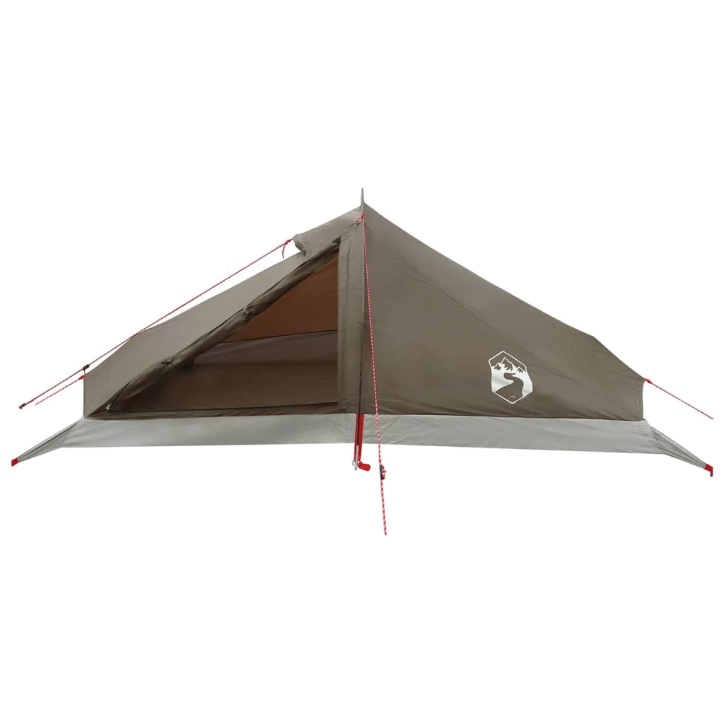 Tenda da backpacking Marrone e Grigio 4 persone 42019366