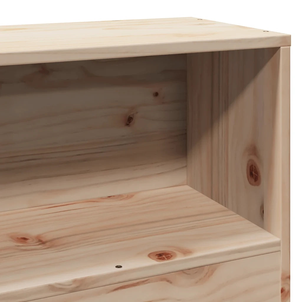 Giroletto senza Materasso 100x200 cm in Legno Massello di Pino 3323782