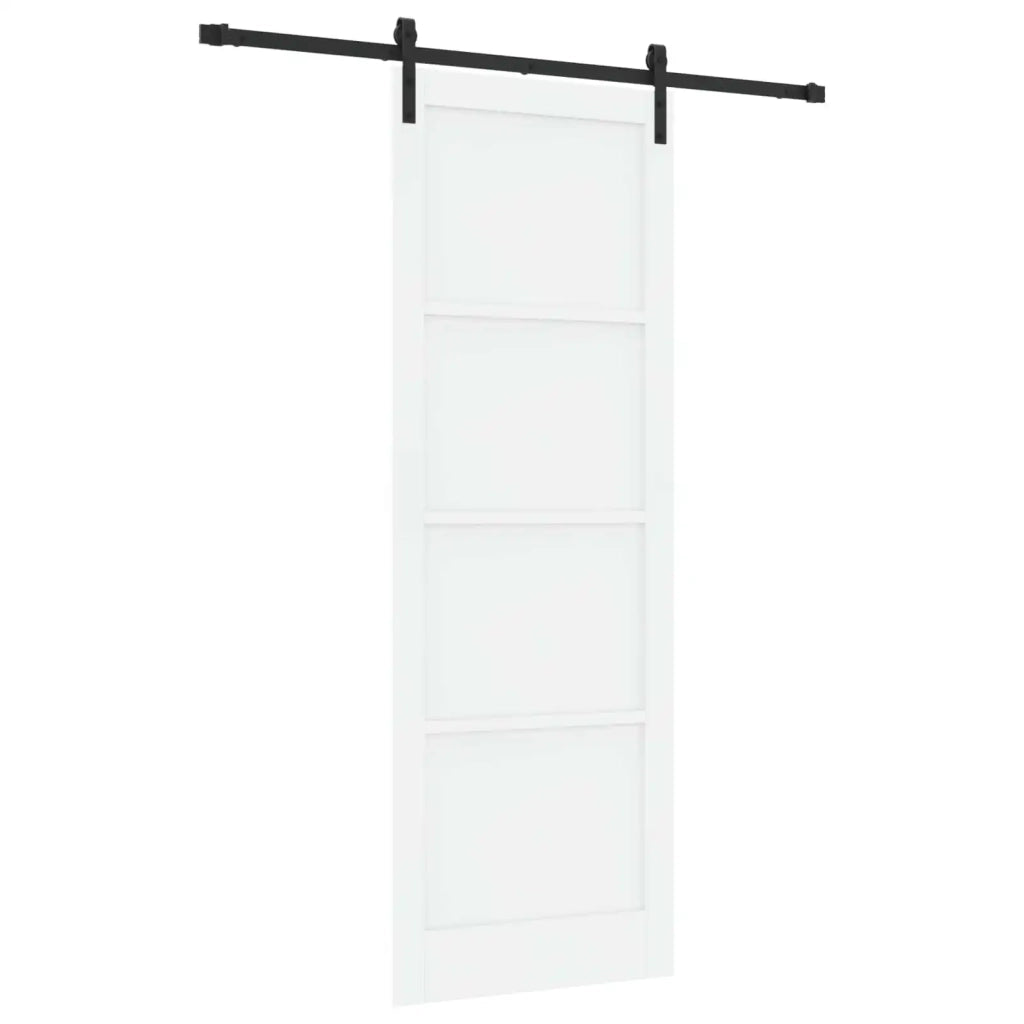 Porta scorrevole Bianco e Nero 83 x 232 cm