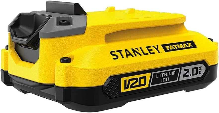 STANLEY FatMax Kit SVK704 (SFMCH900 + SFMCG400 + SFMCD720 + SFMCF800 + SFMCS500 + SFMCS600 + SFMCS300 + 3 Batterie 2,0 Ah + Caricabatteria + Caddy 3in1)