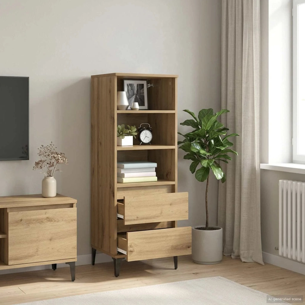 Credenza Rovere Artigianale 40 x 36 x 110 cm 8009874