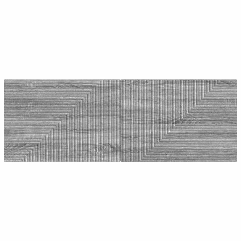 Testiera da Muro HAARLEM Sonoma grigio Legno ingegnerizzato 896961
