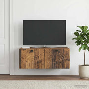 Mobile Porta TV da Muro Legno antico 78,5 x 41 x 30 cm 898183