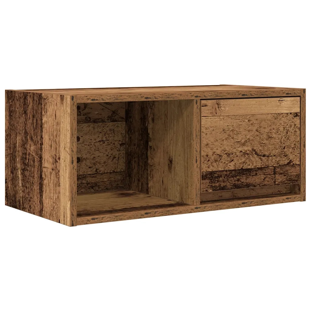 vidaXL Mobili Porta TV 2 pz Legno Antico 60x31x25,5 cm in Truciolato