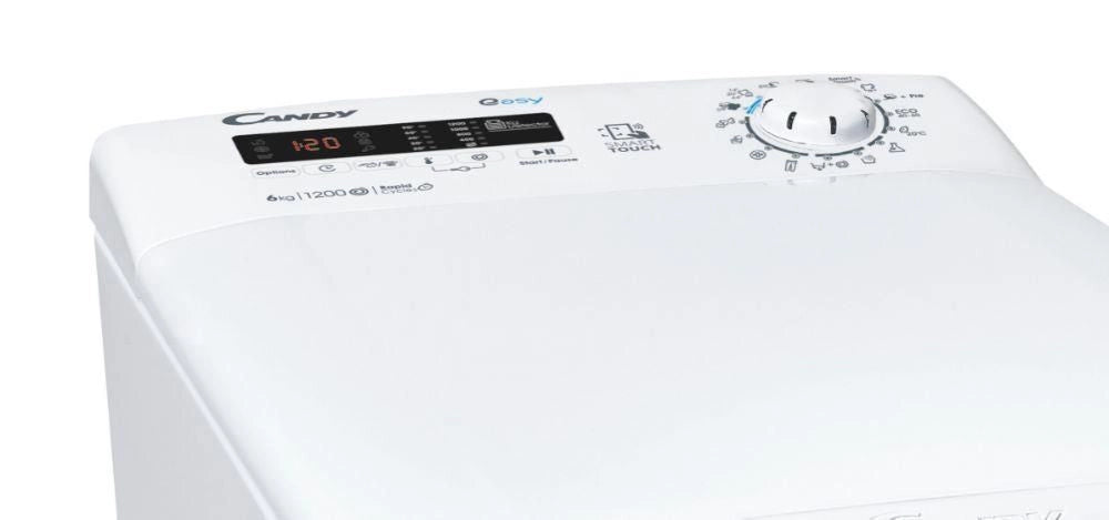 Candy Easy EYT 1262DWE/1-S lavatrice Caricamento dall'alto 6 kg 1200 Giri/min Bianco