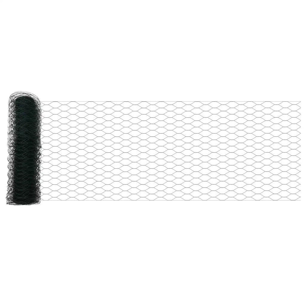 Recinzione Esagonale Verde 0,5 x 10 m PVC 42005335