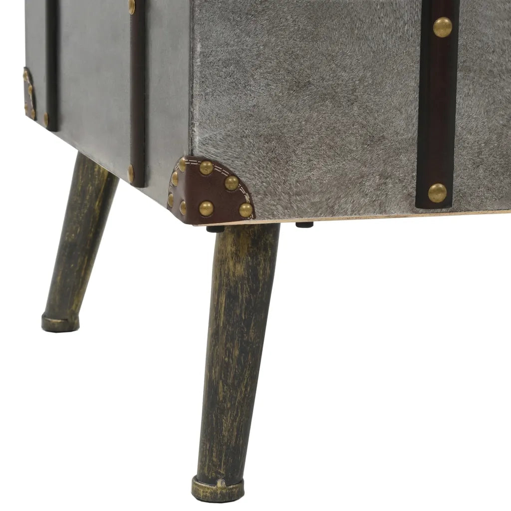 Tavolino da Salotto in MDF e Alluminio 102x51x47,5 cm 245759