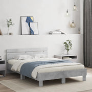 Giroletto Testiera Grigio Cemento 120x200 cm Legno Multistratocod mxl 134029