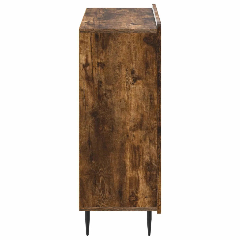 Mobiletto da Bagno ZWOLLE Rovere Fumo 59,5 x 31 x 79,5 cm 896400