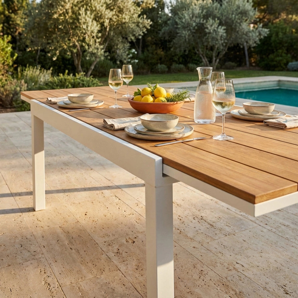 TAVOLO CAYMAN 160/240 X 95