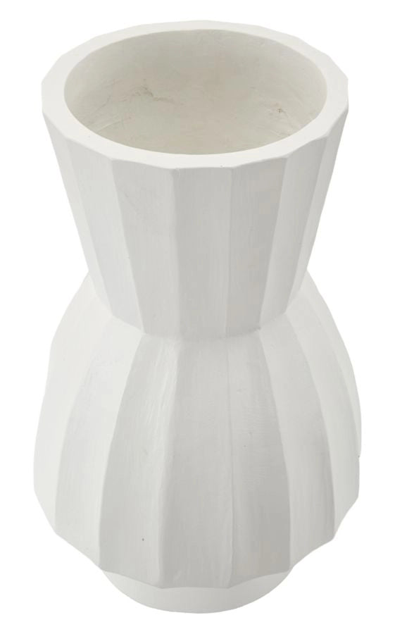 Vaso Glint Ø24x41 cm in Mgo Bianco