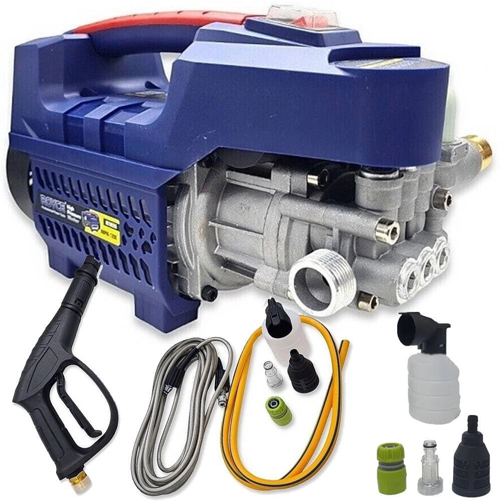 Trade Shop - Idropulitrice Elettrica Compatta 1200 W 100bar 7l/min Completa Di Accessori Rhpw -