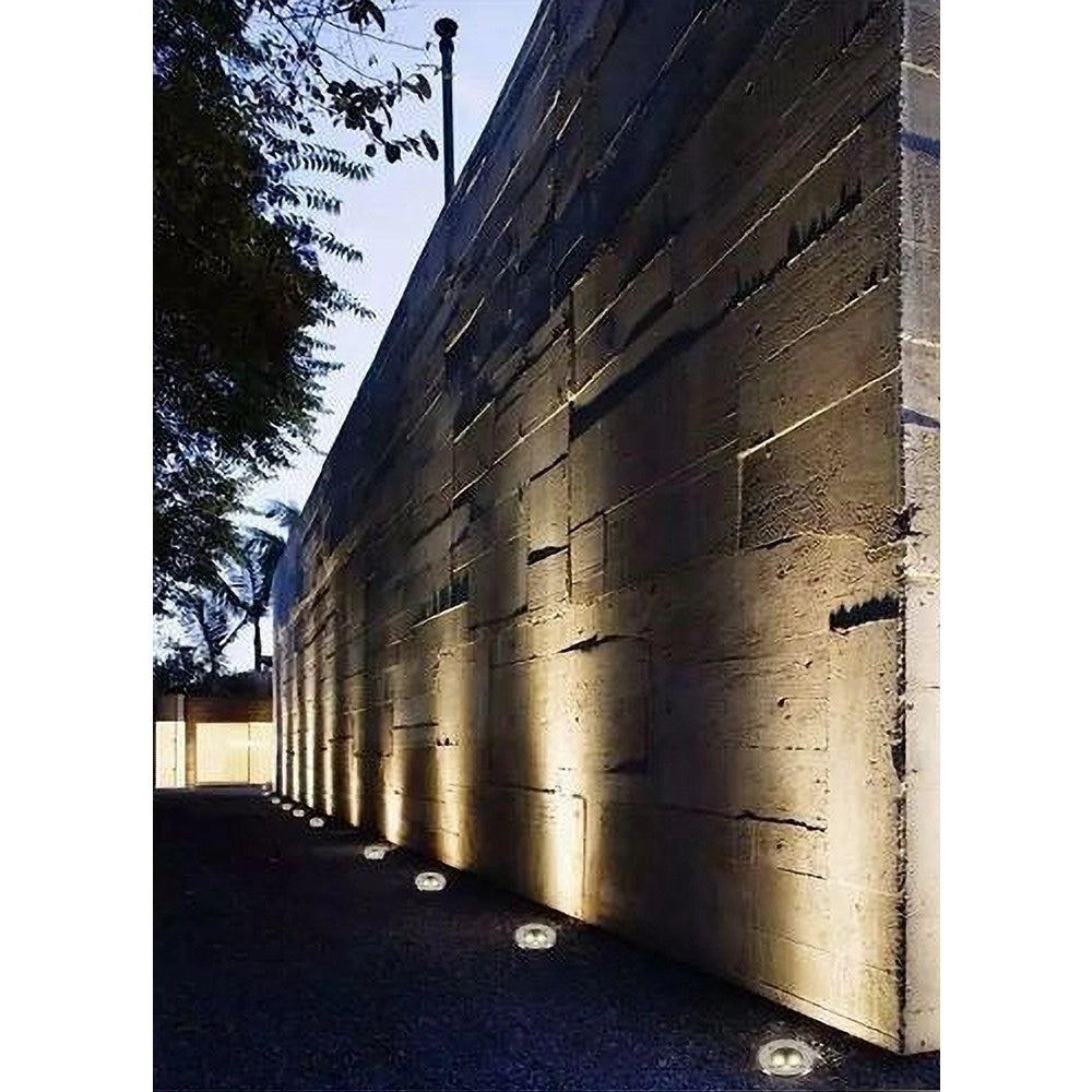 Trade Shop - Faretto Calpestabile Incasso Segnapasso Led 3 W Luce 6500k 3000k 4000k Es08-3 - -bianco Caldo      -