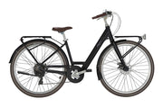 Bicicletta a Pedalata Assistita da Donna 28" Autonomia fino a 50km Batteria 10,2 Ah Aris Nero