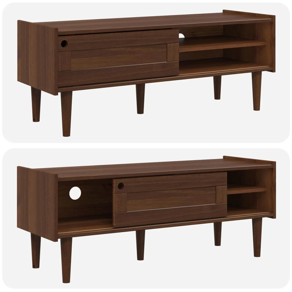 Mobile TV BILBAO 114 x 40 x 45 cm Caramello scuro 42041334