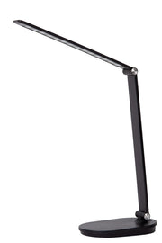 Lampada da scrivania nera LED 8W dimmer touch Lucide Aldwin