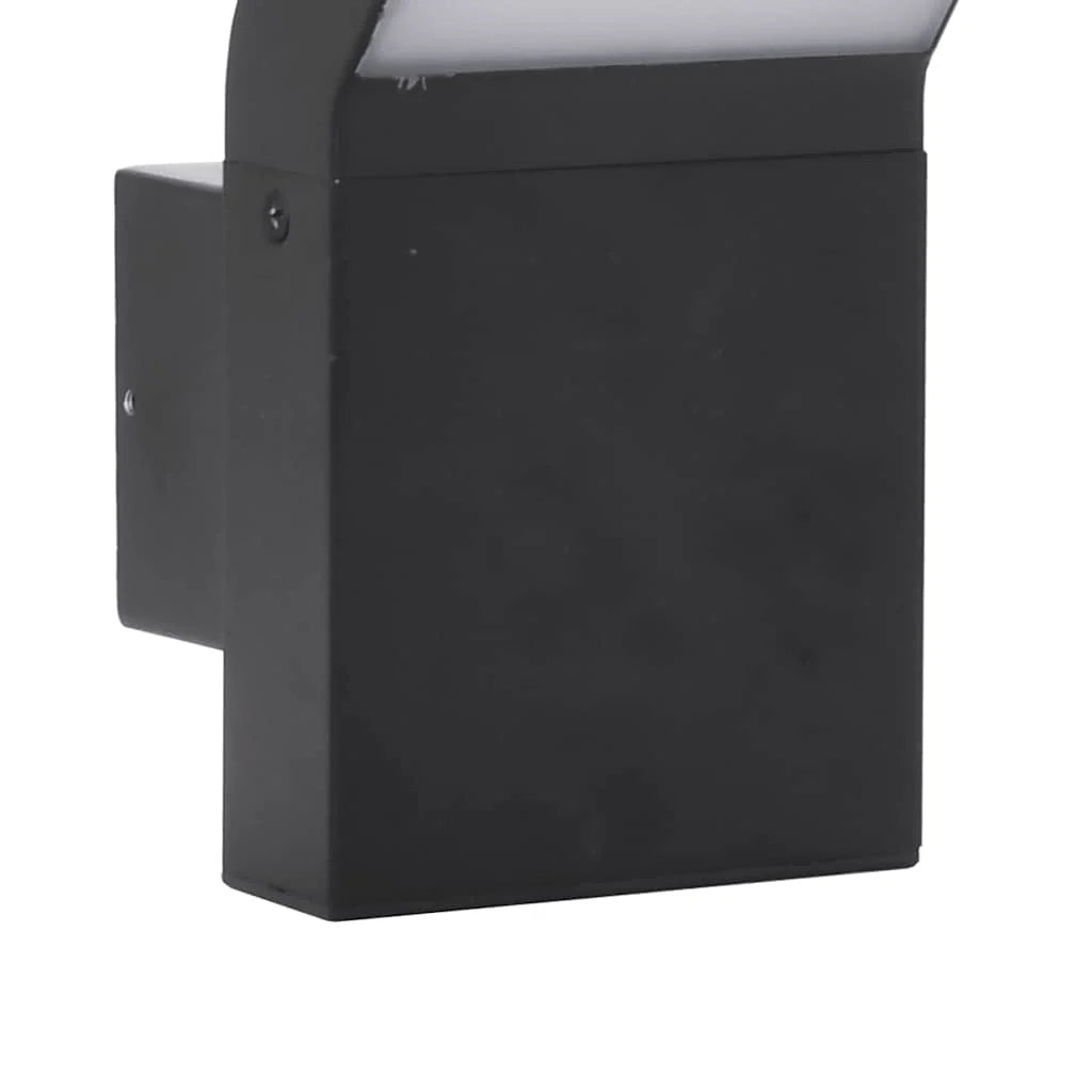 Applique LED da esterno resistente alle intemperie 10 x 15 x 22 cm alluminio nero 02_0056583