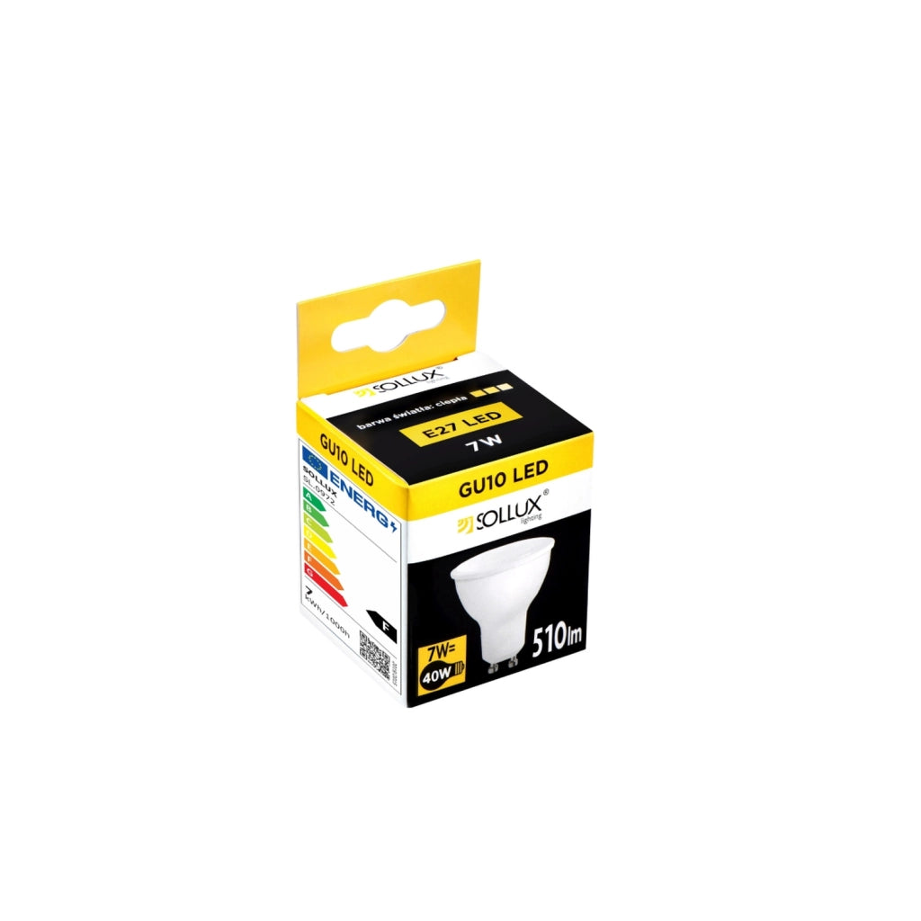 Lampadina LED GU10 3000K 7W 510lm