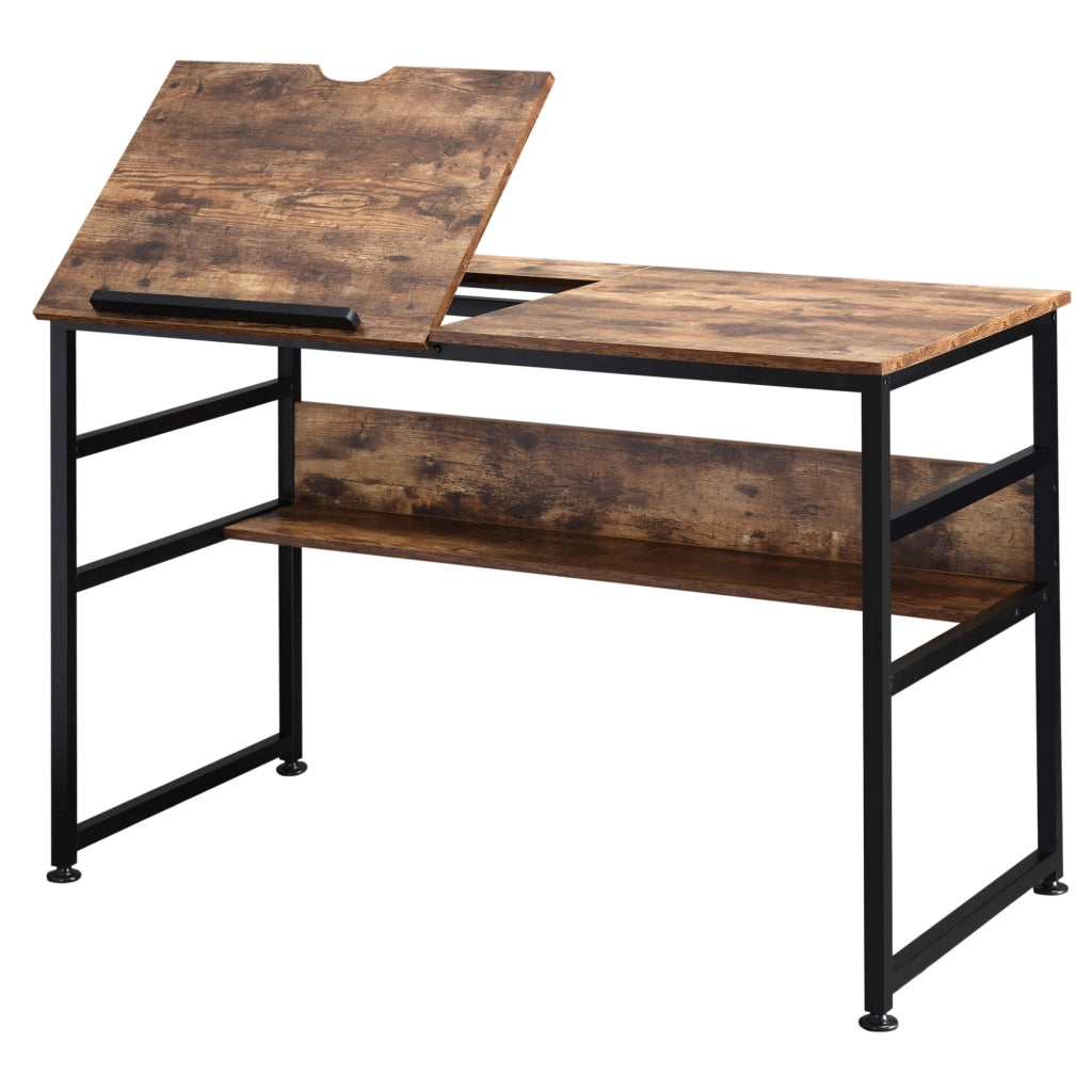 Scrivania ¨C Minimal ¨C Legno, Nero, Pieghevole